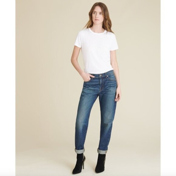 Veronica Beard Benzi Midrise Girlfriend Apollo Jeans - Picture 1 of 9